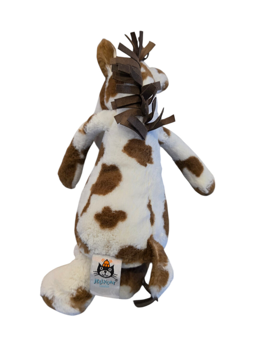 Jellycat London Medium 12’’ Bashful Spotted Pinto Pony Plush - RARE - Picture 4 of 6